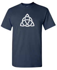 Triquetra Celtic Knot T-SHIRT - Norse Odin Viking Zoso Valhalla Loki Asgard