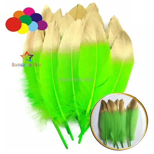 10Pcs/lot Goose Feathers for Crafts Jewelry Making DIY Plumas Wedding Decoration - Picture 16 of 39