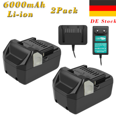 6000mAh 18V Li-ion Akku/Ladegerät Für Hitachi BSL1815X BSL1825 BSL1830 C18DSL2