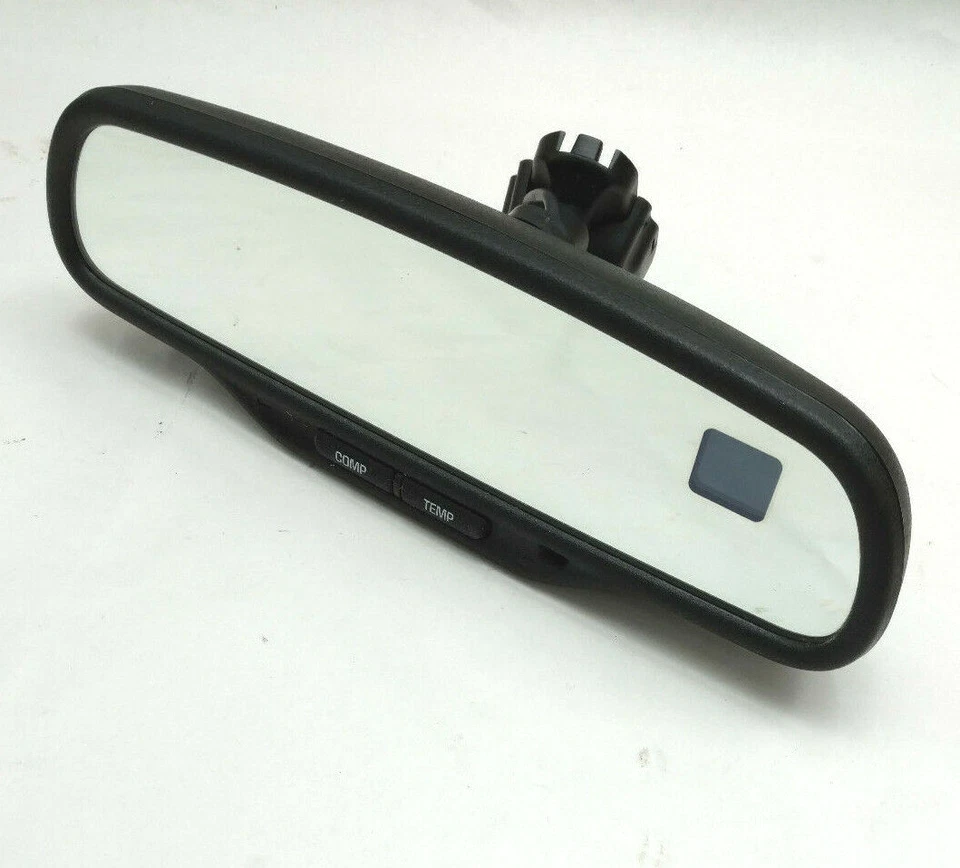 2003-2009 Chevy Silverado Sierra Tahoe Rear View Mirror Compass Temp Auto Dim - Image 2 of 4