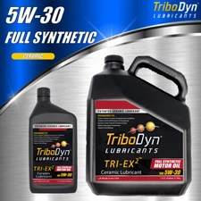 TriboDyn TRI-EX2 5W-30 Full Synthetic Oil, Ceramic Coating, API SP, DEXOS
