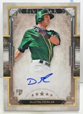 Dustin Fowler 2018 Topps Five Star RC on-card Autograph Auto SP - OAKLAND A's