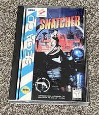 Snatcher Sega CD Game Hideo Kojima CIB Complete HOLY GRAIL RARE Metal Gear Solid