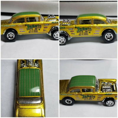 Decalcomania Personalizzata Per Modello 1/64 '55 Chevy JIM GASSER, Handmade, SCR-0017