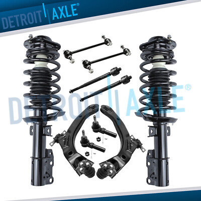 Front Struts Lower Control arms Tie Rod Kit for Chevy Cobalt HHR Pontiac Pursuit