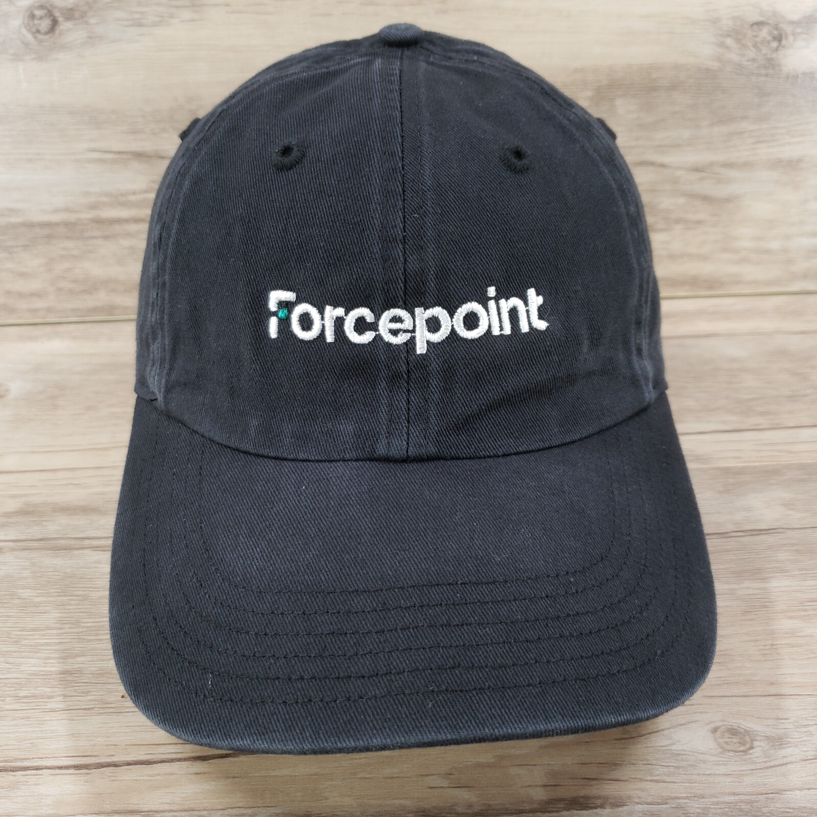 Forcepoint Logo Hat Cap Strap Back Black Cotton S… - image 1