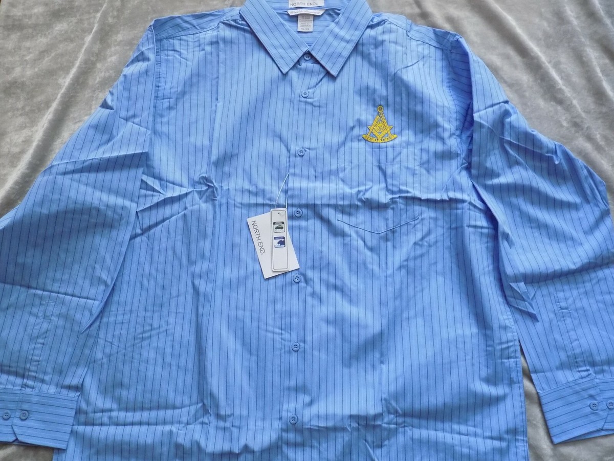 masonic dress shirts Custom Masonic Men's Poplin Button-Down Dress Shirt