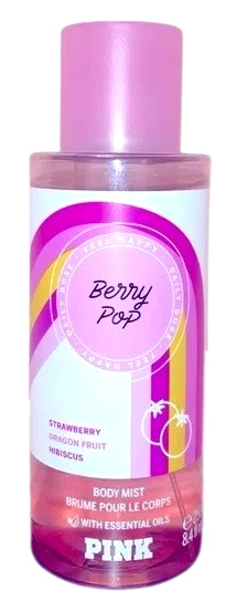 VICTORIA S SECRET PINK BERRY POP FRAGRANCE BODY MIST SPRAY SPLASH 8.4 oz
