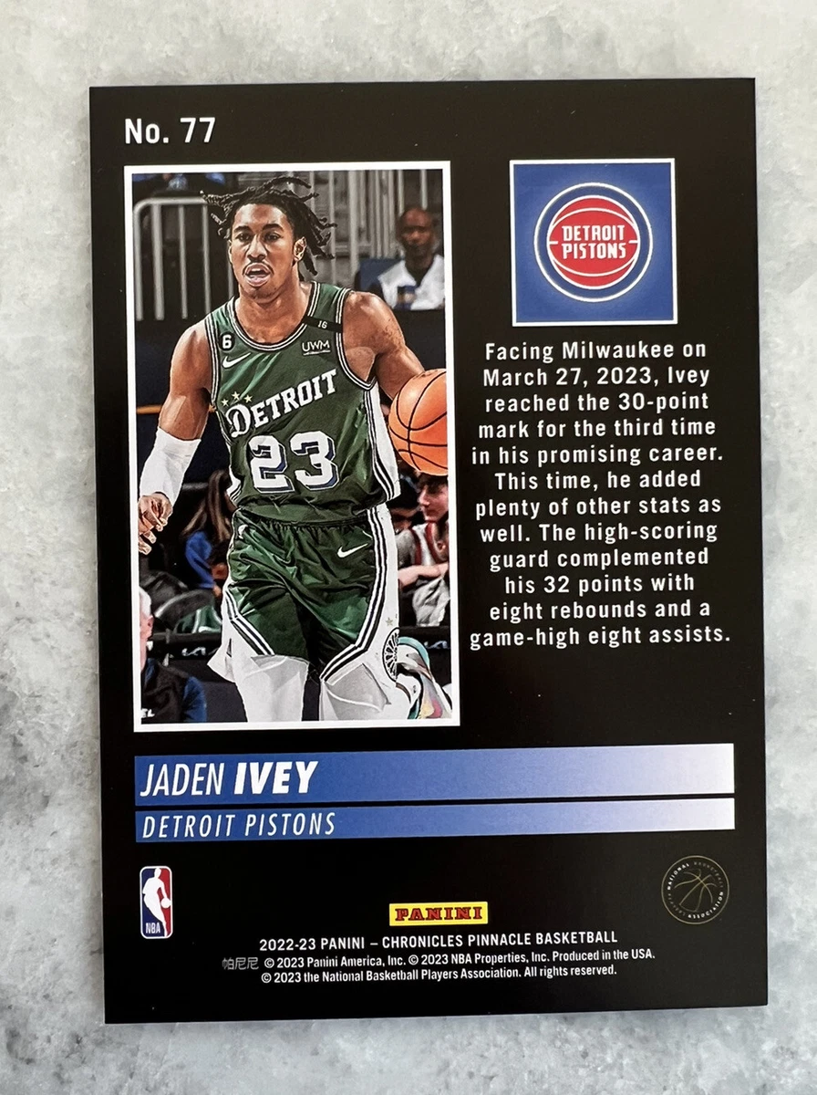 Jaden Ivey RC NBA Panini Prizm 直筆サイン カード ジェイデン