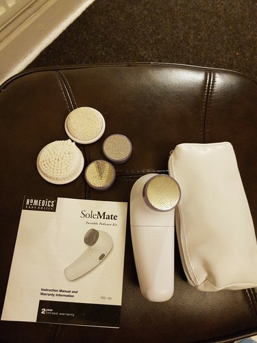 Homedics Solemate Pedicure Kit Brand New Unused Feet Foot Care with Bag  - Picture 1 of 5