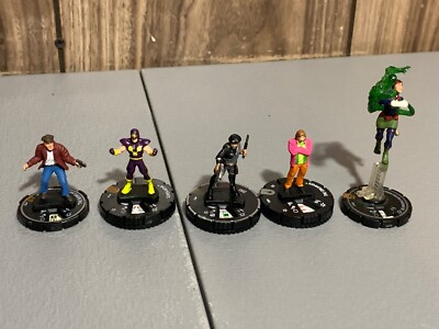 B333 HEROCLIX WIZKIDS 5 PACK ZOD SUPER-NOVA DRUMMER BURGLAR BARDA