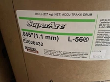 Lincoln ED020532 .045" SuperArc L-56 MIG Wire (500lb Accu-Trak Drum)