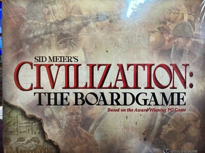 New Sealed Eagle Games Sid Meier's Civilization: The Boardgame with Free Ship!