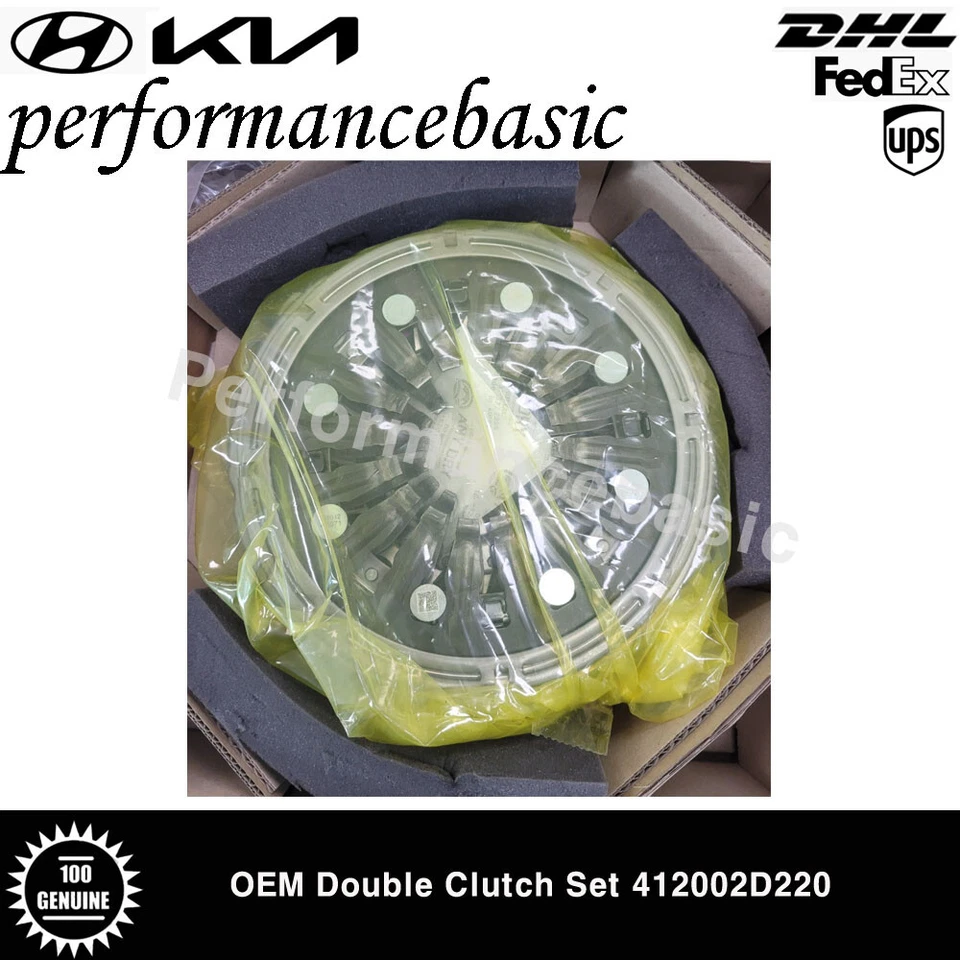 Conjunto de embreagem dupla fabricante de equipamento original 412002D220 para Hyundai Elantra GT, KONA 1.6L/2.0L 2017+ - Imagem 3 de 4