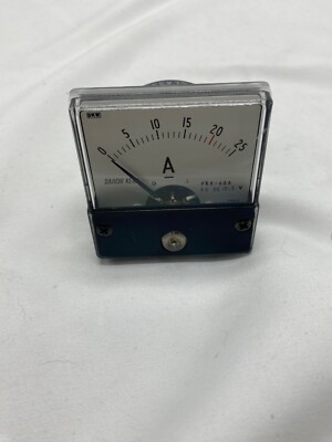 Daiichi Keimi meter 0-25A, PXK-60A 58mm square face 48mm screw centers
