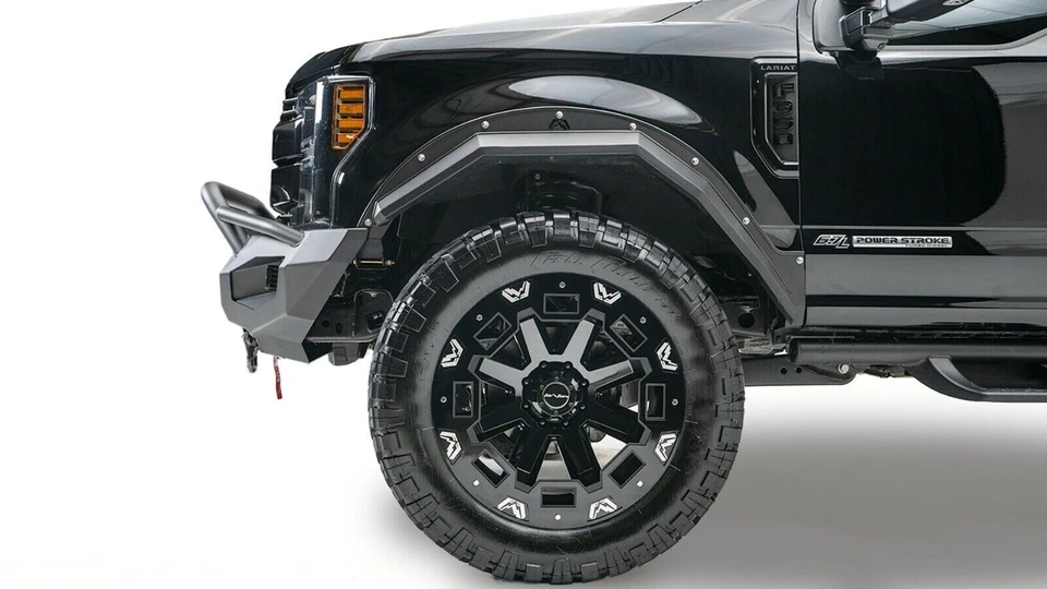 Parachoques delantero Fab Fours Open Fender Matrix con pre corredor para 17-20 F-250 / F-350 Foto 3 de 4