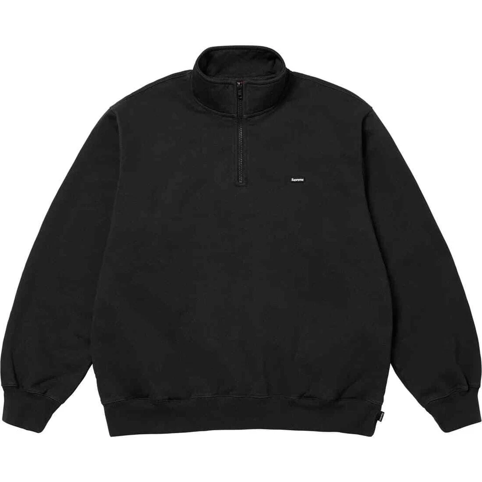 Pull noir demi-fermeture éclair Supreme Small Box - Photo 1/1