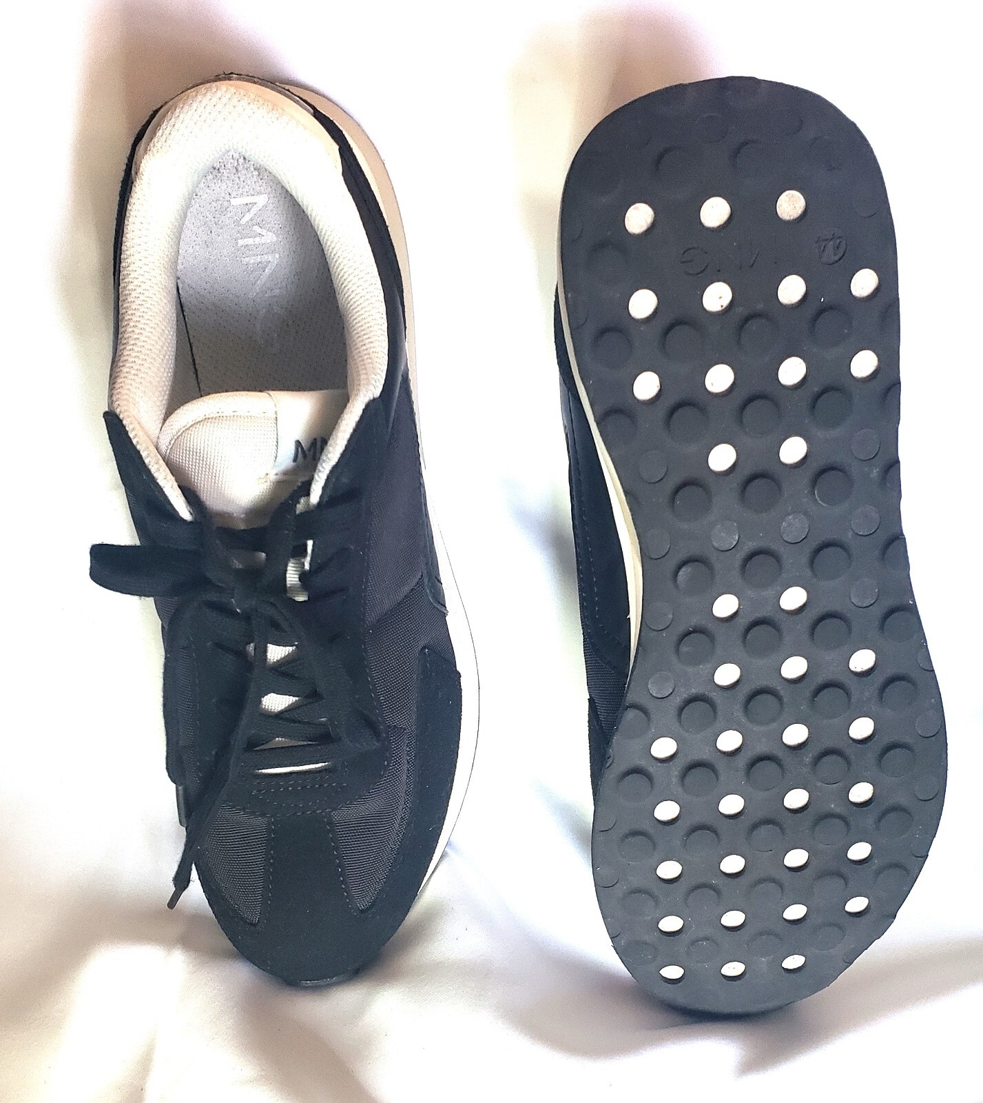 SAOLA Sneakers da uomo nere MANGO MANGO MAN suola volume taglia 11