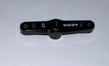 Hudy Aluminum Throttle Servo Horn Offset KO, JR, Sanwa, Airt. - 23T - HUD293494