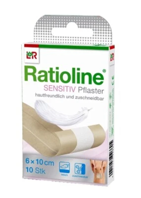 LOHMANN RAUSCHER RATIOLINE sensitive Wundschnellverband 6 cmx1 m 19899