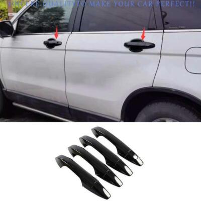 For Honda CRV 2008-11 CR-V ABS Glossy Black Exterior Side Door Handle Cover Trim