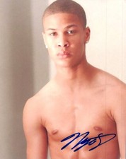 Najee De-Tiege Signed 8x10 Photo POWER RANGERS SAMURAI Shirtless Actor COA