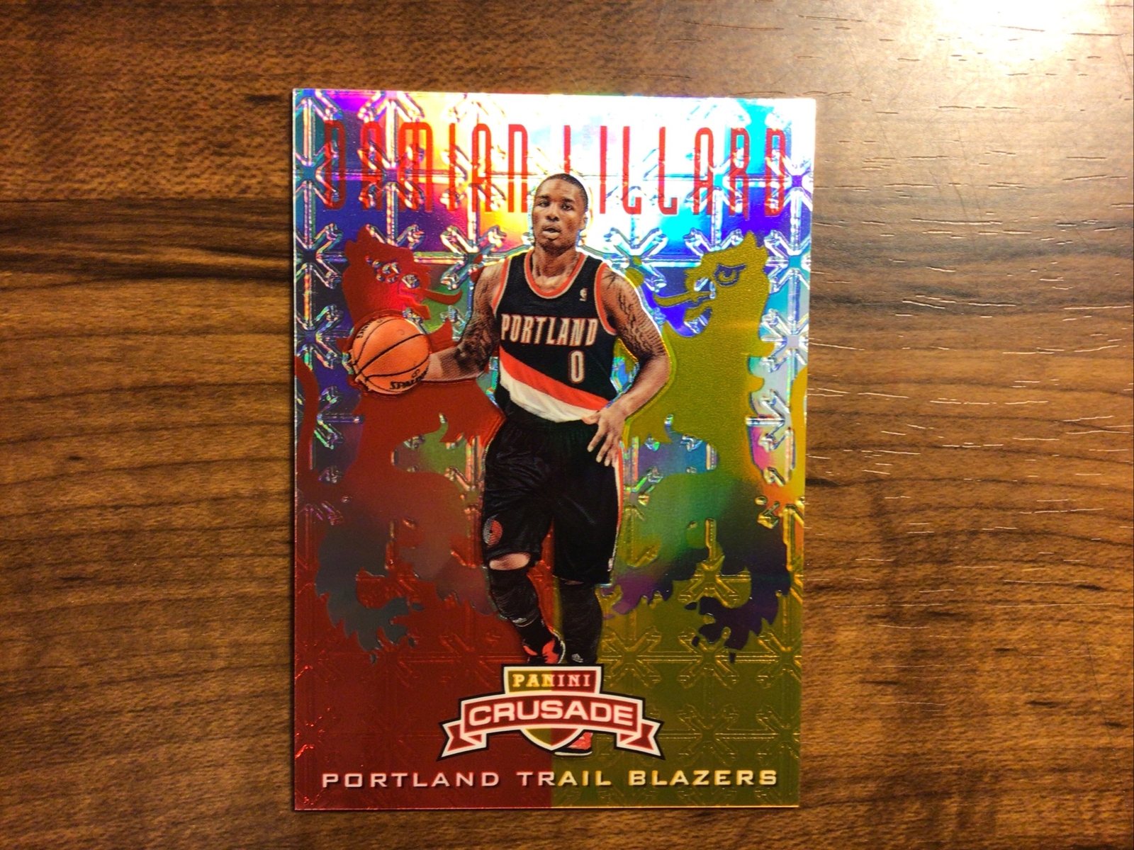 Damian Lillard 2012-13 Panini Prizm Crusade RED /99, RC