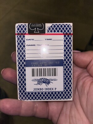 Bee 24 Decks Playing cards Blue Deck Casino Quality
