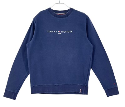 Tommy Hilfiger Sport Rundhals Pullover Sweatshirt Herren Größe M