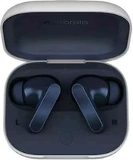 MOTOROLA buds+ Black Sound by Bose, Dual Dynamic Drivers, 48dB ANC True Wireless