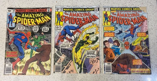 Amazing Spiderman Run 192 193 195 Newsstands 2nd Black Cat, Fly & Aunt May Apps