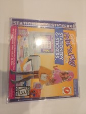 Barbie Print 'n Play Stationery Stickers Windows 3.1 / 95 PC Kids Software CD