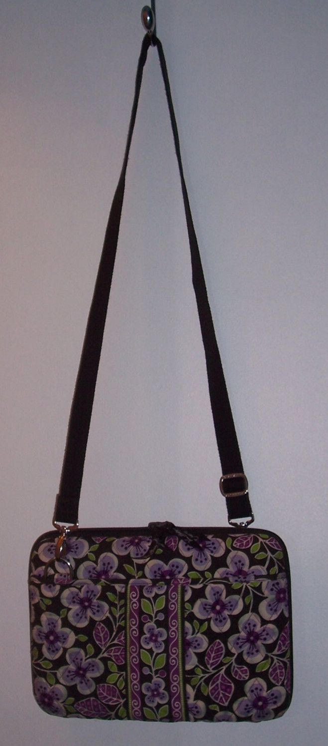 Vera Bradley Hard Shell Laptop Computer Case Purp… - image 4