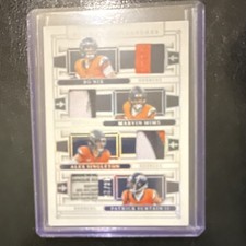 Panini 2025 National Treasures NFL Gear Quad Materials Broncos #NP NQM-DEN 18/25