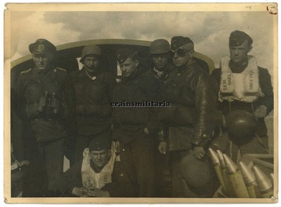 Orig. RIESEN Foto Sperrbrecher 14 Matrosen mit Rettungsweste TAI PING Norwegen