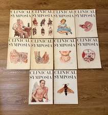 🔬 Vintage Clinical Symposia Medical Journals 1957–1968 Lot of 10 CIBA Illustrat