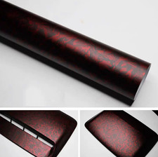 High Matte Forged Carbon Fiber Vinyl Film Wrap Roll Hood Adhesive Sticker Decal