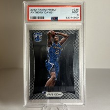 2012-13 Panini Prizm Anthony Davis #236 PSA 9 Mint Rookie RC