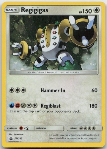 REGIGIGAS - SM243 HOLO P SUN & MOON PROMO NM/M