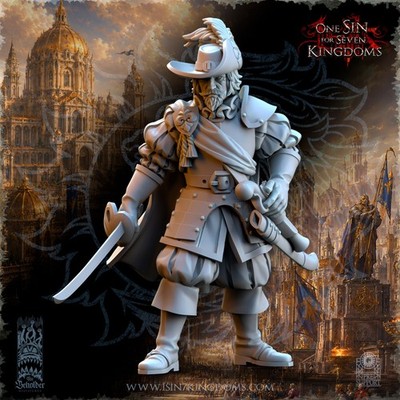 Beholder Miniatures - NE Captain Juan de Espinosa (Tabletop Miniatur)