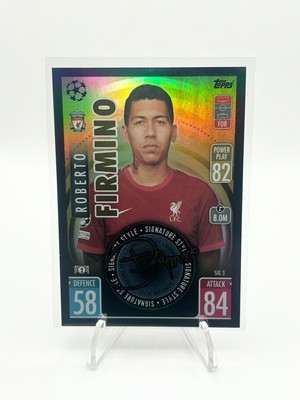 2021-22 Topps Match Attax UCL Extra - Signature Style Roberto Firmino #SIG 3