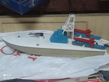 VINTAGE BOAT ROCKET LAUNCHER SHIP TOY LENINGRAD BATT. OPERATED SOVIET CCCP PARTS