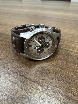 Fossil CH2565 Men's Coachman Quartz Stainless Steel Watch 45mm Brown