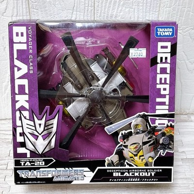 Transformers Animated TA20 Blackout Opened Box BANDA
