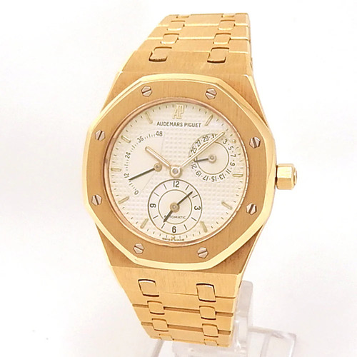 Audemars Piguet Royal Oak 18k Yellow Gold Champagne Watch 2573...