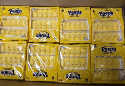 #ad #ad 120 Marshmallow Peeps Yellow Chicks 15 Chicks Per Pack 8 Packs BB:2 26 amp; 3 26 $19.99