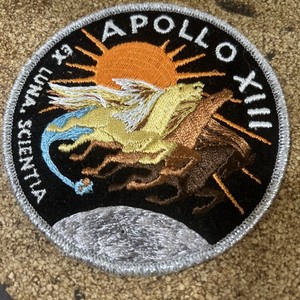 Apollo XIII NASA Horses Circle 4” D Patch