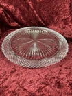 Vintage Anchor Hocling "Miss America" Pattern 12" Platter With Feet