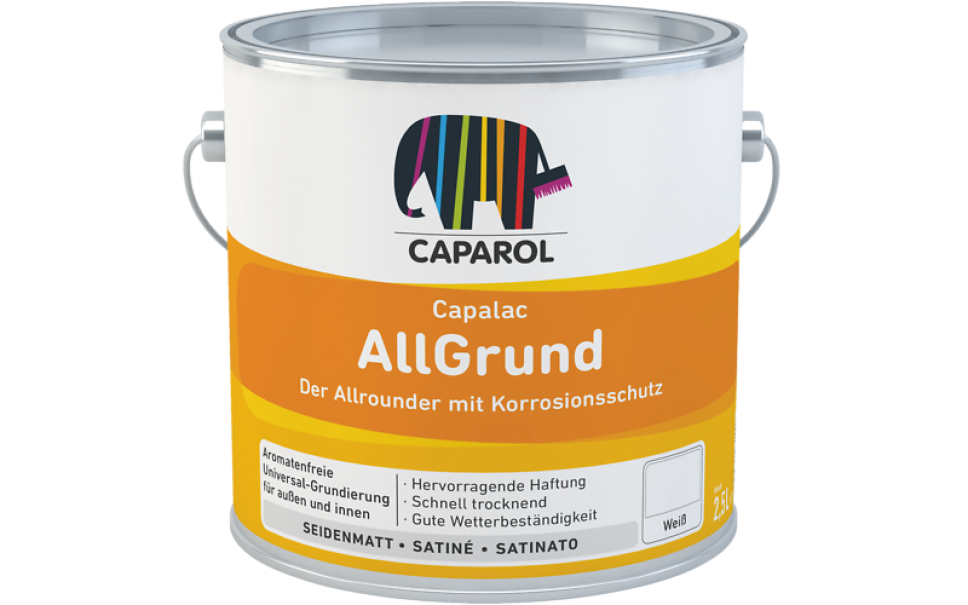 CAPAROL - CAPALAC ALLGRUND NERO RAL 9005 2,5 LT