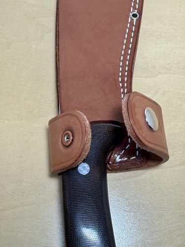 Monster! Bark River Knife Custom 2013 PARANG (Prototyp) Green Canvas Micarta - Bild 8 von 10